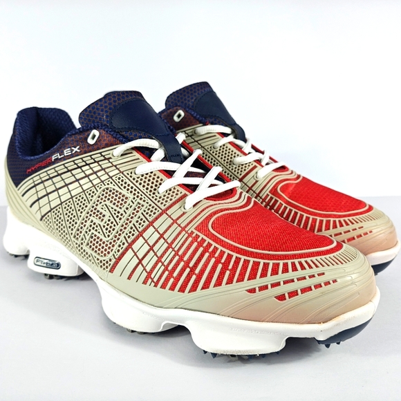 FootJoy Other - FootJoy HyperFlex Golf Shoes Men’s 10 Red White Blue Athletic Sneakers 51033